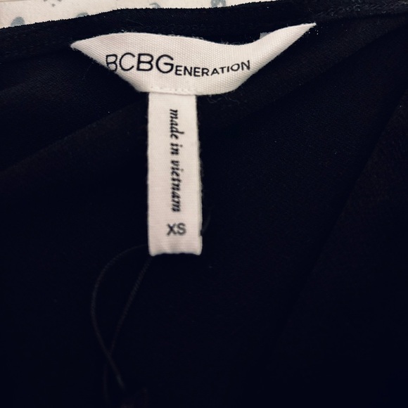 BCBG Black Sleeveless Skort Romper New With Tags - Picture 14 of 16